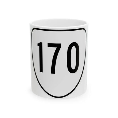 Virginia 170 1956 (Virginia) (Road Sign) White Coffee Mug 11oz - Go Mug Yourself