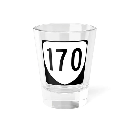 Virginia 170 1980 (Virginia) (Road Sign) Shot Glass 1.5oz 1.5oz - Go Mug Yourself