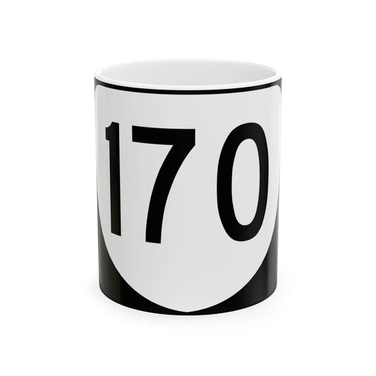 Virginia 170 (Virginia) (Road Sign) White Coffee Mug 11oz - Go Mug Yourself