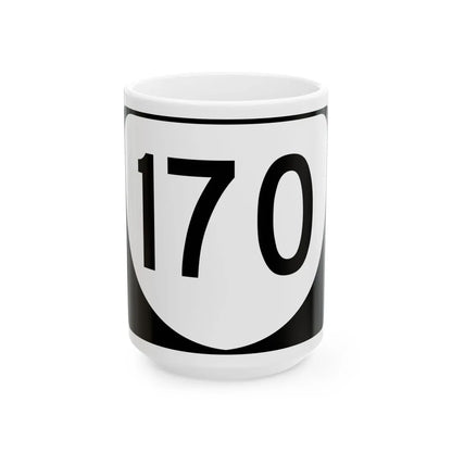 Virginia 170 (Virginia) (Road Sign) White Coffee Mug 15oz - Go Mug Yourself