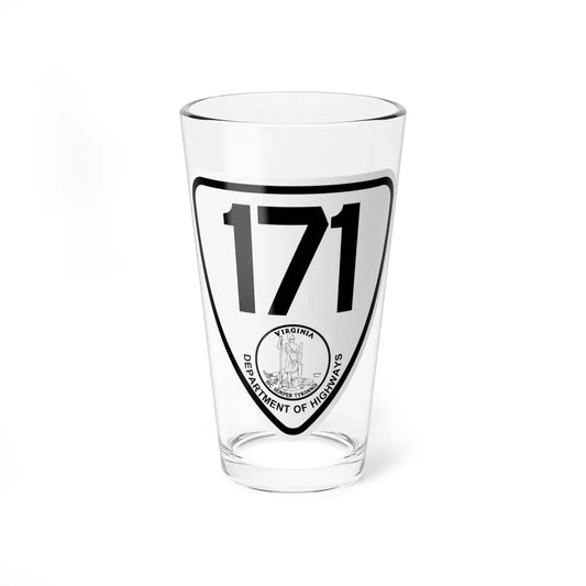 Virginia 171 1924 (Virginia) (Road Sign) Pint Glass 16oz 16oz - Go Mug Yourself
