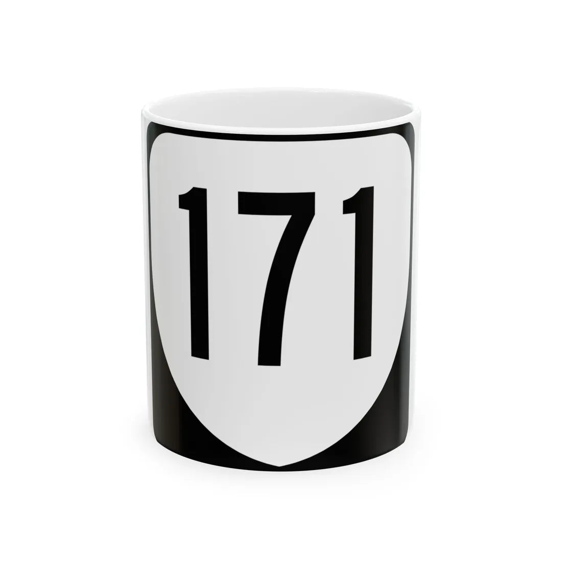 Virginia 171 1980 (Virginia) (Road Sign) White Coffee Mug 11oz - Go Mug Yourself