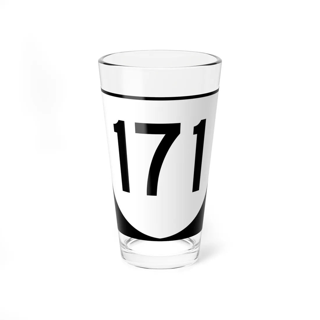 Virginia 171 (Virginia) (Road Sign) Pint Glss 16oz 16oz - Go Mug Yourself