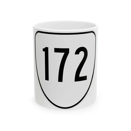 Virginia 172 1956 (Virginia) (Road Sign) White Coffee Mug 11oz - Go Mug Yourself