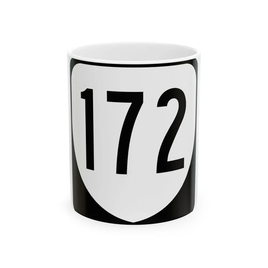 Virginia 172 1980 (Virginia) (Road Sign) White Coffee Mug 11oz - Go Mug Yourself