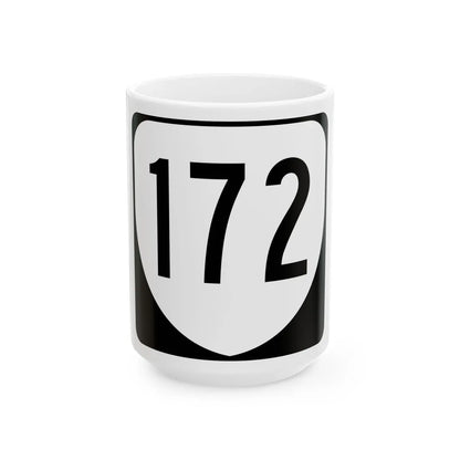 Virginia 172 1980 (Virginia) (Road Sign) White Coffee Mug 15oz - Go Mug Yourself