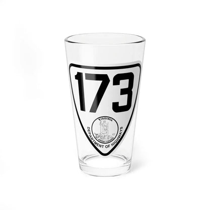 Virginia 173 1924 (Virginia) (Road Sign) Pint Glass 16oz 16oz - Go Mug Yourself