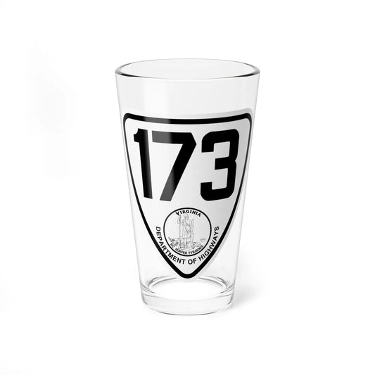 Virginia 173 1924 (Virginia) (Road Sign) Pint Glss 16oz 16oz - Go Mug Yourself