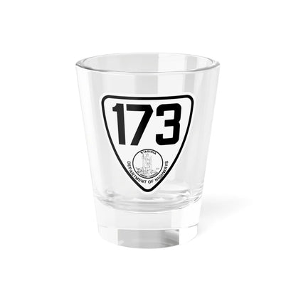 Virginia 173 1924 (Virginia) (Road Sign) Shot Glass 1.5oz 1.5oz - Go Mug Yourself