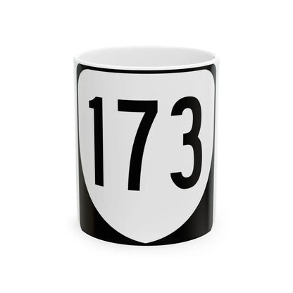 Virginia 173 1980 (Virginia) (Road Sign) White Coffee Mug 11oz - Go Mug Yourself