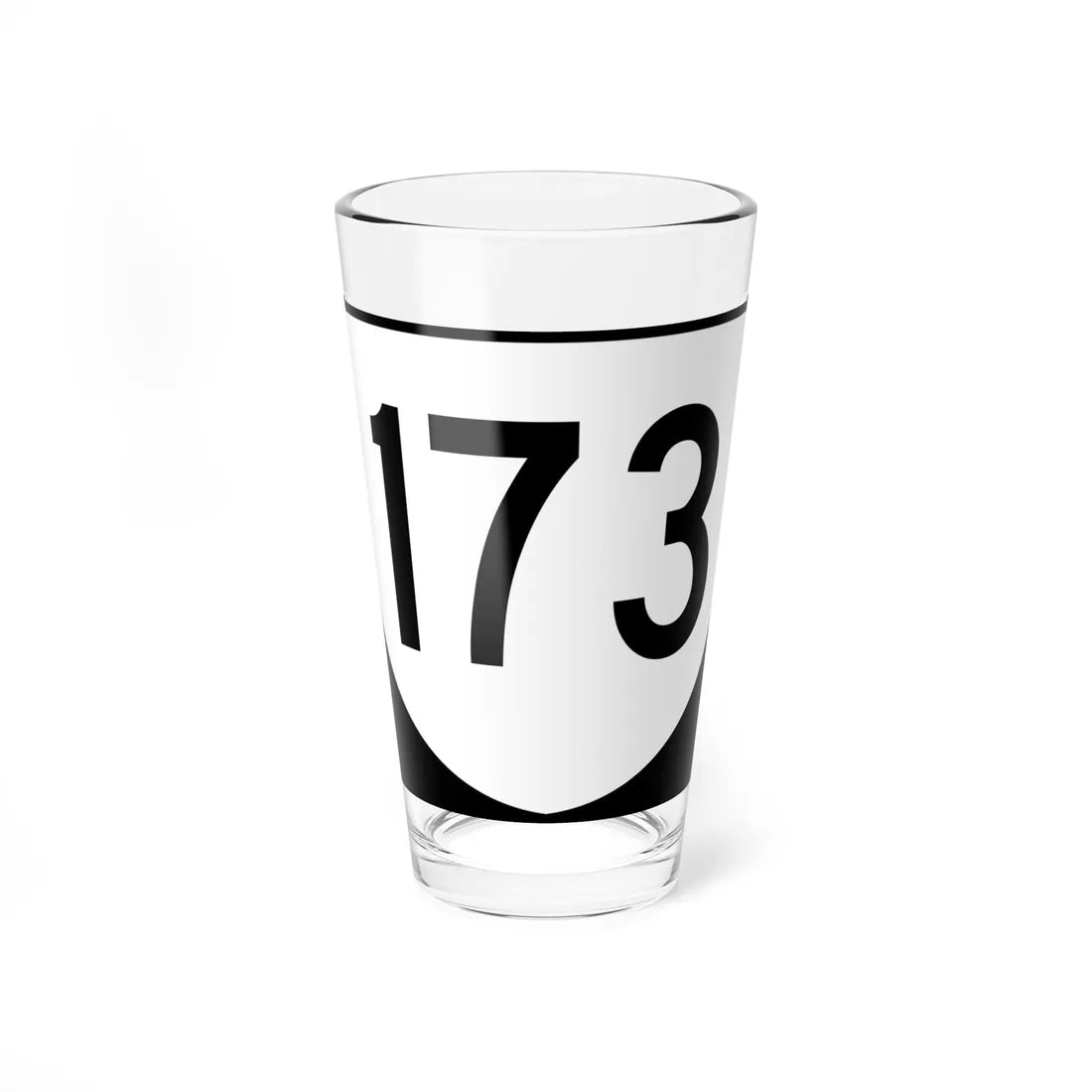 Virginia 173 (Virginia) (Road Sign) Pint Glss 16oz 16oz - Go Mug Yourself