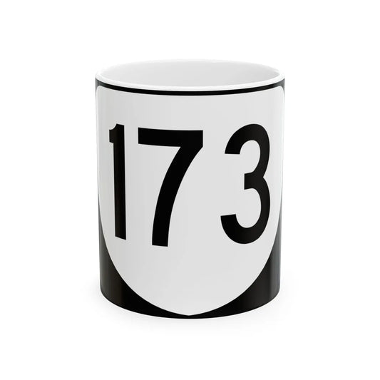 Virginia 173 (Virginia) (Road Sign) White Coffee Mug 11oz - Go Mug Yourself