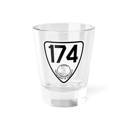 Virginia 174 1924 (Virginia) (Road Sign) Shot Glass 1.5oz 1.5oz - Go Mug Yourself