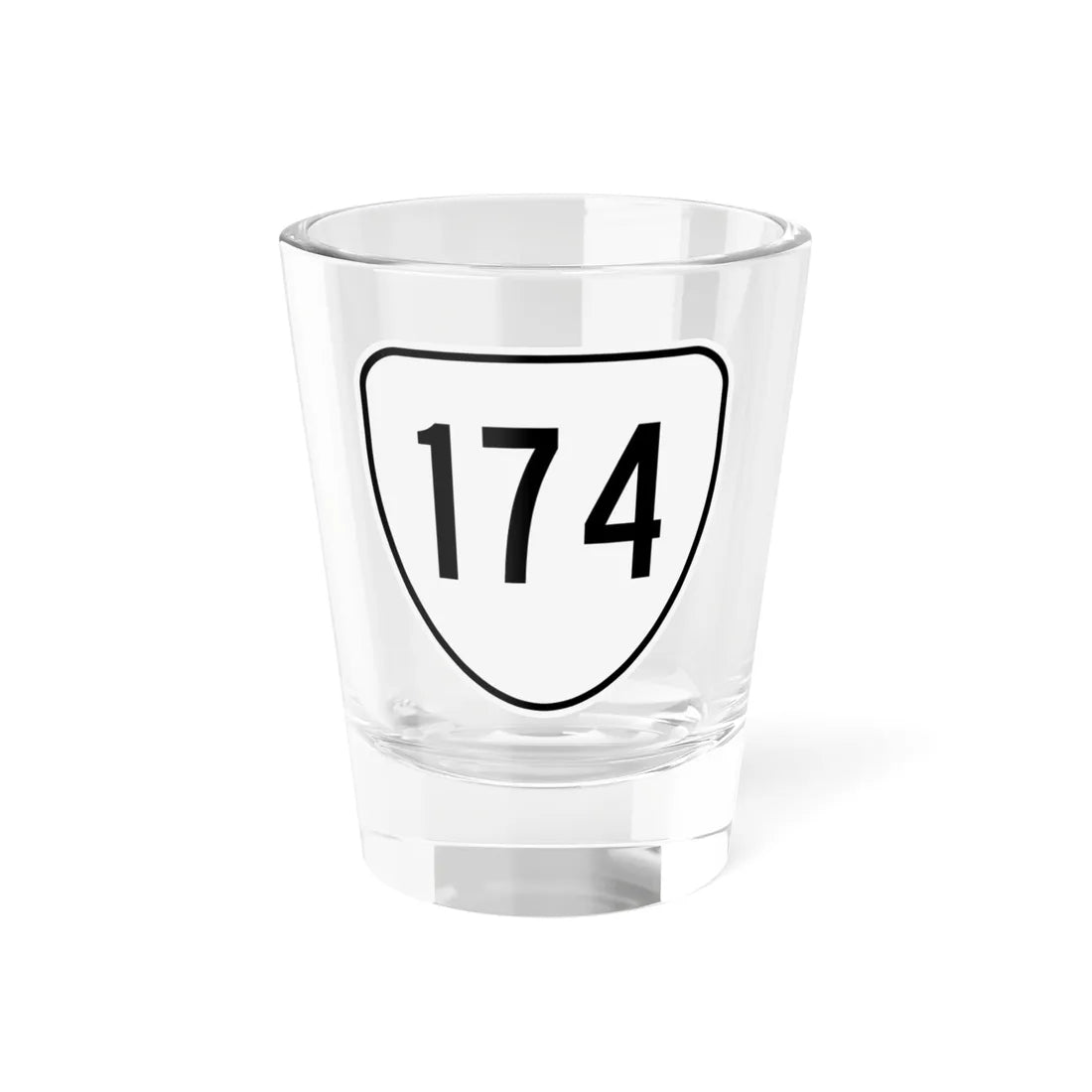 Virginia 174 1956 (Virginia) (Road Sign) Shot Glass 1.5oz 1.5oz - Go Mug Yourself
