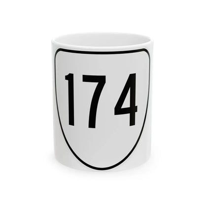 Virginia 174 1956 (Virginia) (Road Sign) White Coffee Mug 11oz - Go Mug Yourself