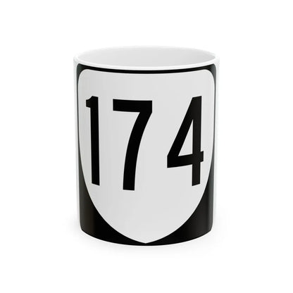 Virginia 174 1980 (Virginia) (Road Sign) White Coffee Mug 11oz - Go Mug Yourself