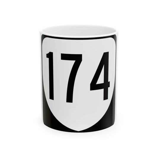 Virginia 174 1980 (Virginia) (Road Sign) White Coffee Mug 11oz - Go Mug Yourself