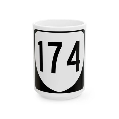 Virginia 174 1980 (Virginia) (Road Sign) White Coffee Mug 15oz - Go Mug Yourself
