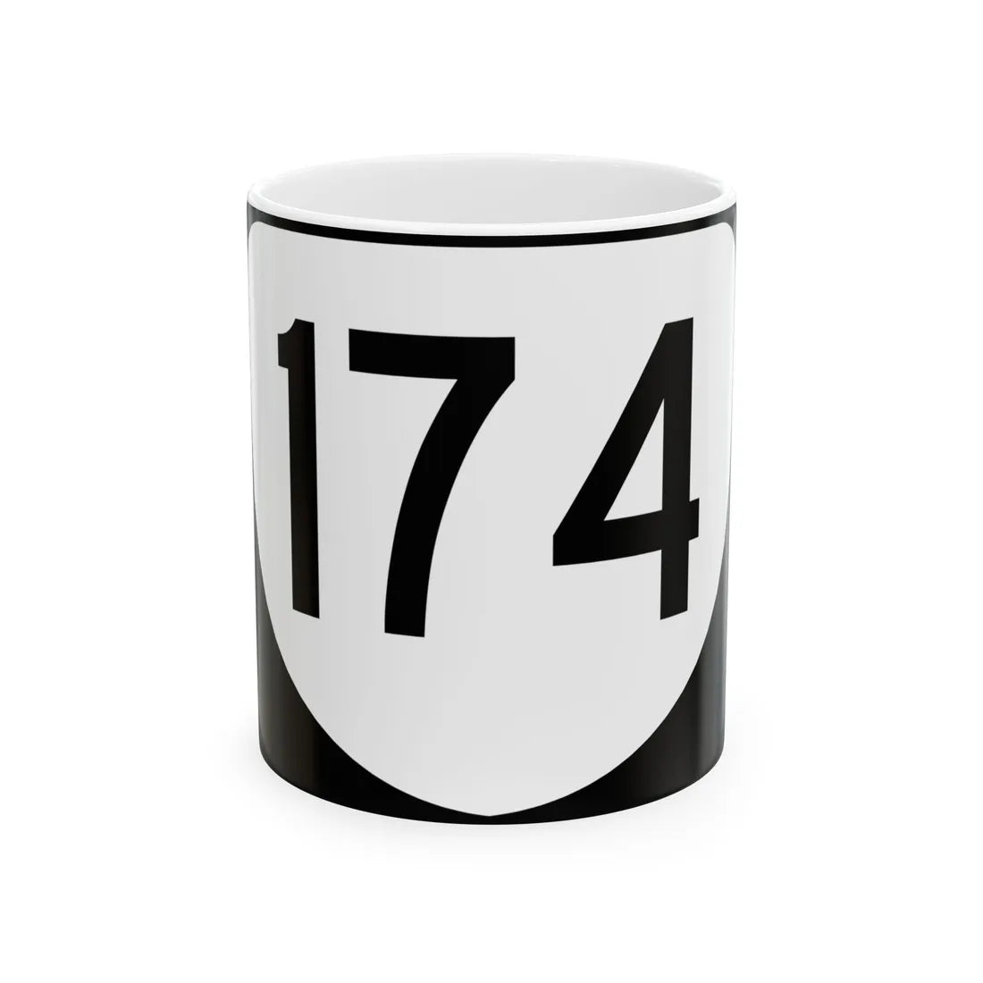 Virginia 174 (Virginia) (Road Sign) White Coffee Mug 11oz - Go Mug Yourself