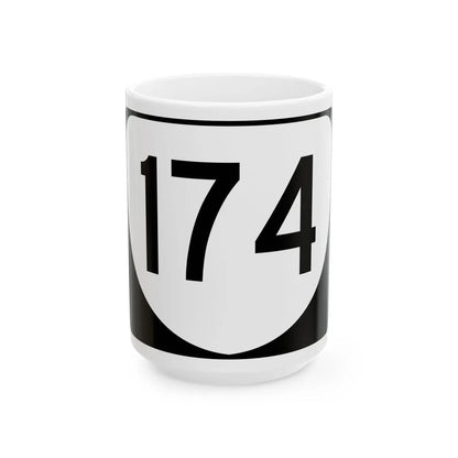 Virginia 174 (Virginia) (Road Sign) White Coffee Mug 15oz - Go Mug Yourself