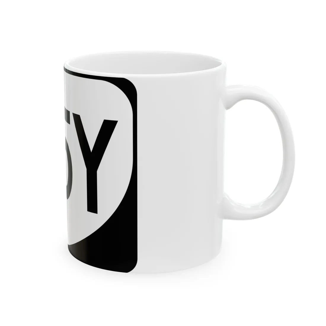 Virginia 175Y (Virginia) (Road Sign) White Coffee Mug - Go Mug Yourself