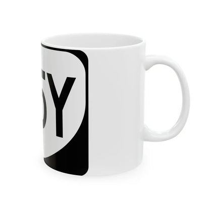 Virginia 175Y (Virginia) (Road Sign) White Coffee Mug - Go Mug Yourself