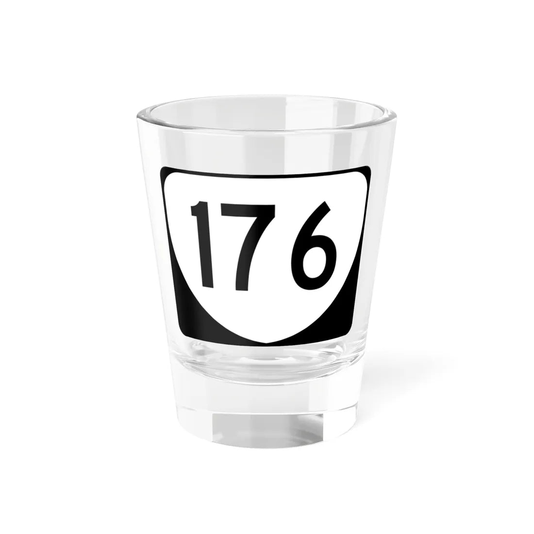 Virginia 176 (Virginia) (Road Sign) Shot Glass 1.5oz 1.5oz - Go Mug Yourself