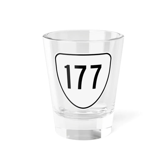Virginia 177 1956 (Virginia) (Road Sign) Shot Glass 1.5oz 1.5oz - Go Mug Yourself