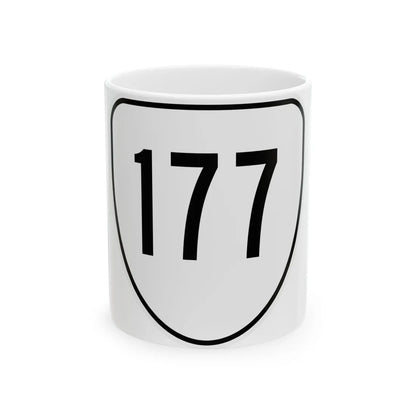 Virginia 177 1956 (Virginia) (Road Sign) White Coffee Mug 11oz - Go Mug Yourself