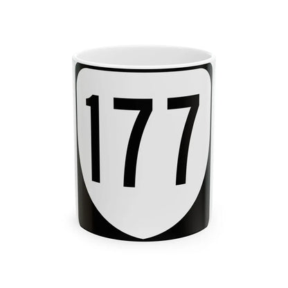 Virginia 177 1980 (Virginia) (Road Sign) White Coffee Mug 11oz - Go Mug Yourself