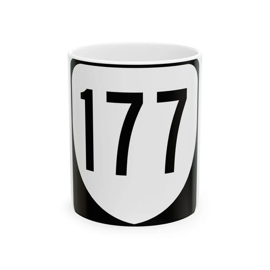 Virginia 177 1980 (Virginia) (Road Sign) White Coffee Mug 11oz - Go Mug Yourself