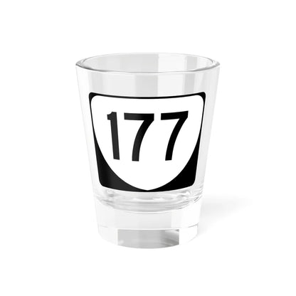 Virginia 177 (Virginia) (Road Sign) Shot Glass 1.5oz 1.5oz - Go Mug Yourself