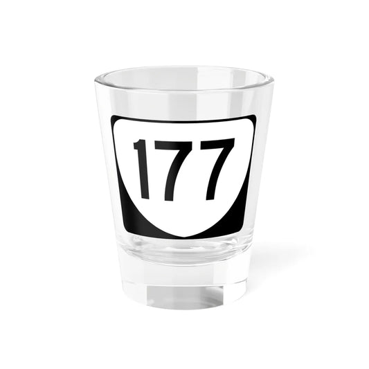 Virginia 177 (Virginia) (Road Sign) Shot Glass 1.5oz 1.5oz - Go Mug Yourself