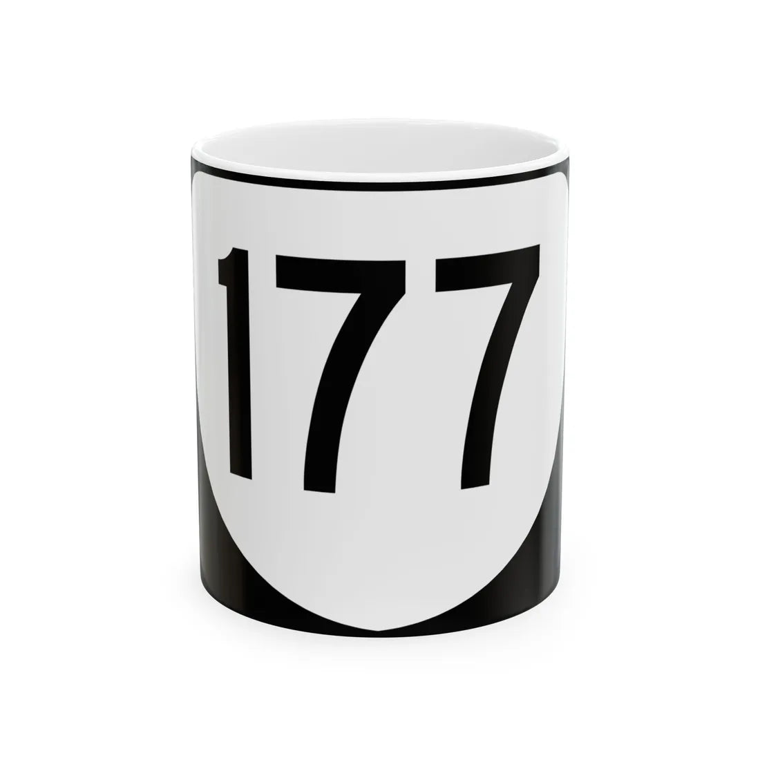 Virginia 177 (Virginia) (Road Sign) White Coffee Mug 11oz - Go Mug Yourself