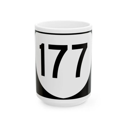 Virginia 177 (Virginia) (Road Sign) White Coffee Mug 15oz - Go Mug Yourself