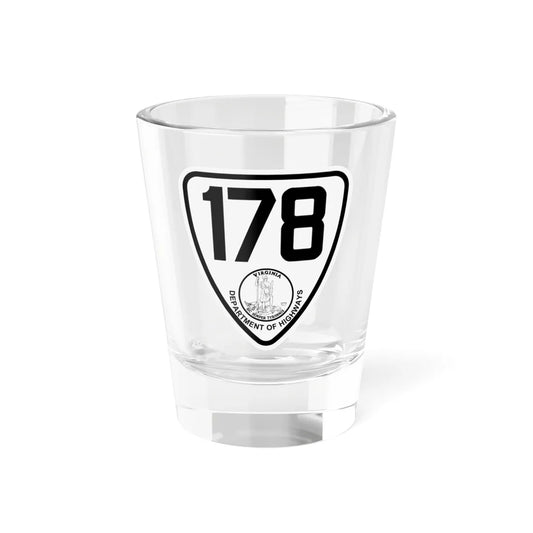 Virginia 178 1924 (Virginia) (Road Sign) Shot Glass 1.5oz 1.5oz - Go Mug Yourself
