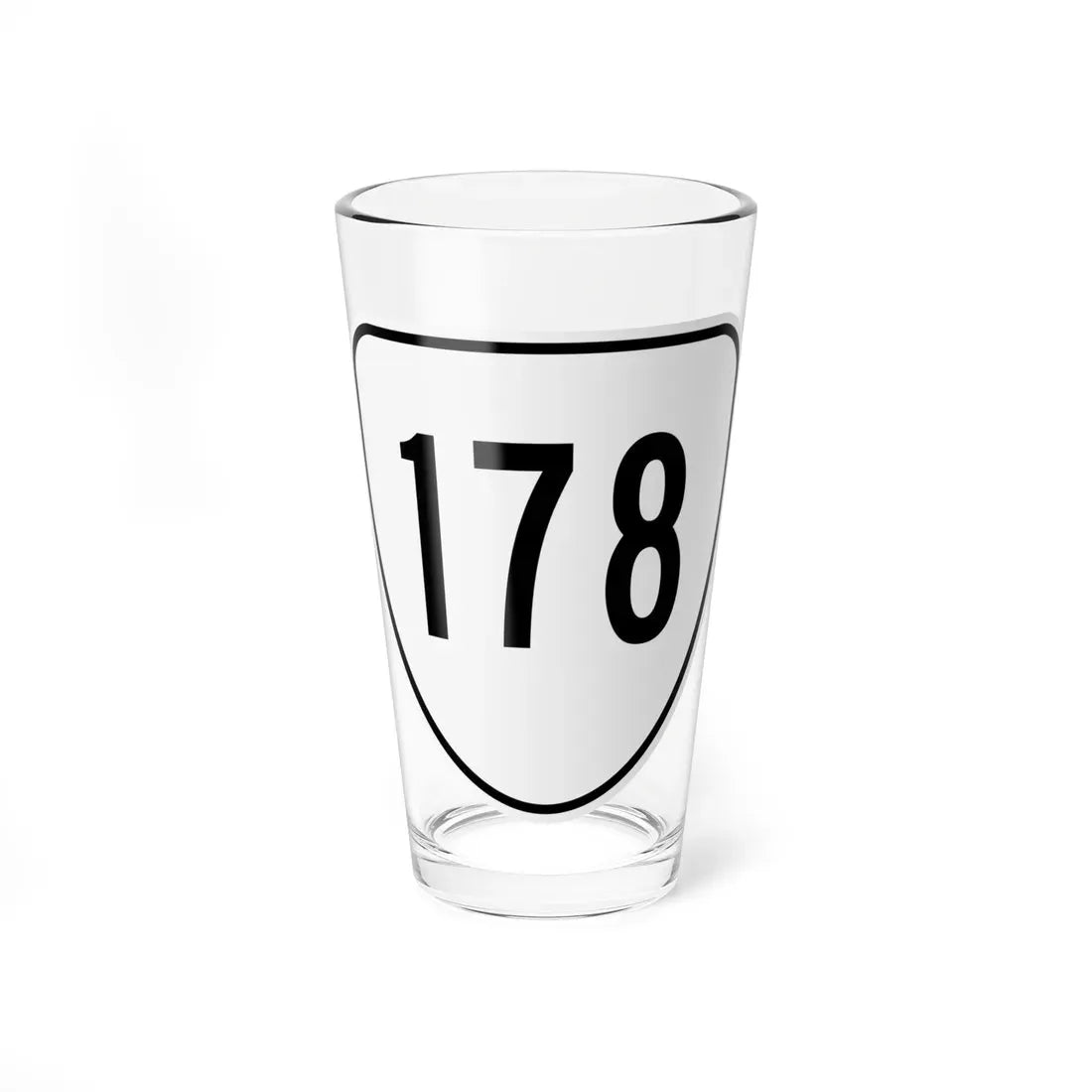 Virginia 178 1956 (Virginia) (Road Sign) Pint Glass 16oz 16oz - Go Mug Yourself