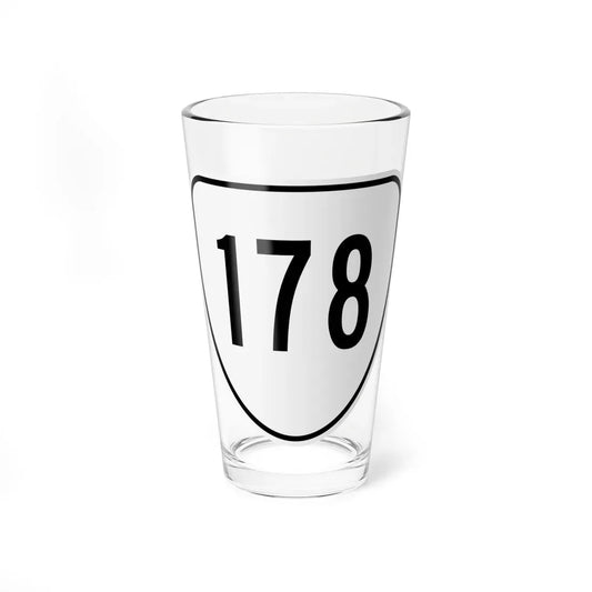 Virginia 178 1956 (Virginia) (Road Sign) Pint Glass 16oz 16oz - Go Mug Yourself