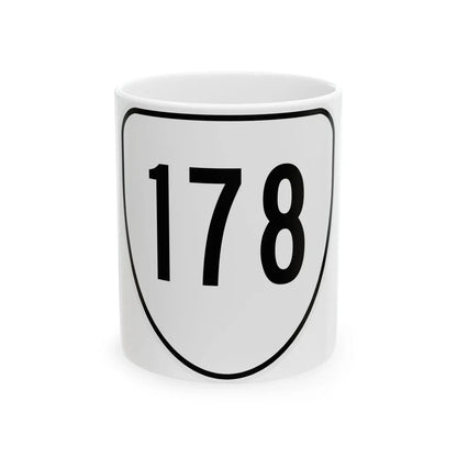Virginia 178 1956 (Virginia) (Road Sign) White Coffee Mug 11oz - Go Mug Yourself