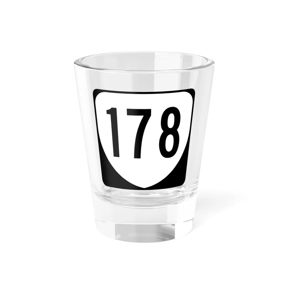 Virginia 178 1980 (Virginia) (Road Sign) Shot Glass 1.5oz 1.5oz - Go Mug Yourself