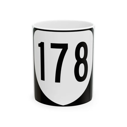 Virginia 178 1980 (Virginia) (Road Sign) White Coffee Mug 11oz - Go Mug Yourself