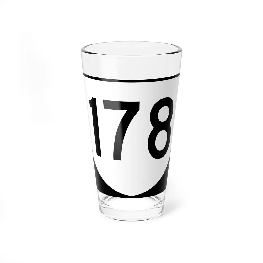 Virginia 178 (Virginia) (Road Sign) Pint Glss 16oz 16oz - Go Mug Yourself