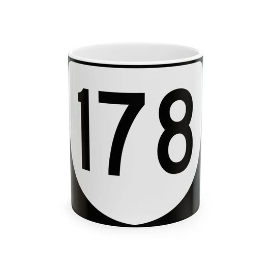 Virginia 178 (Virginia) (Road Sign) White Coffee Mug 11oz - Go Mug Yourself