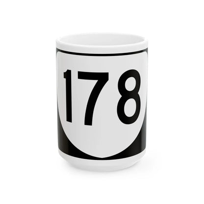 Virginia 178 (Virginia) (Road Sign) White Coffee Mug 15oz - Go Mug Yourself