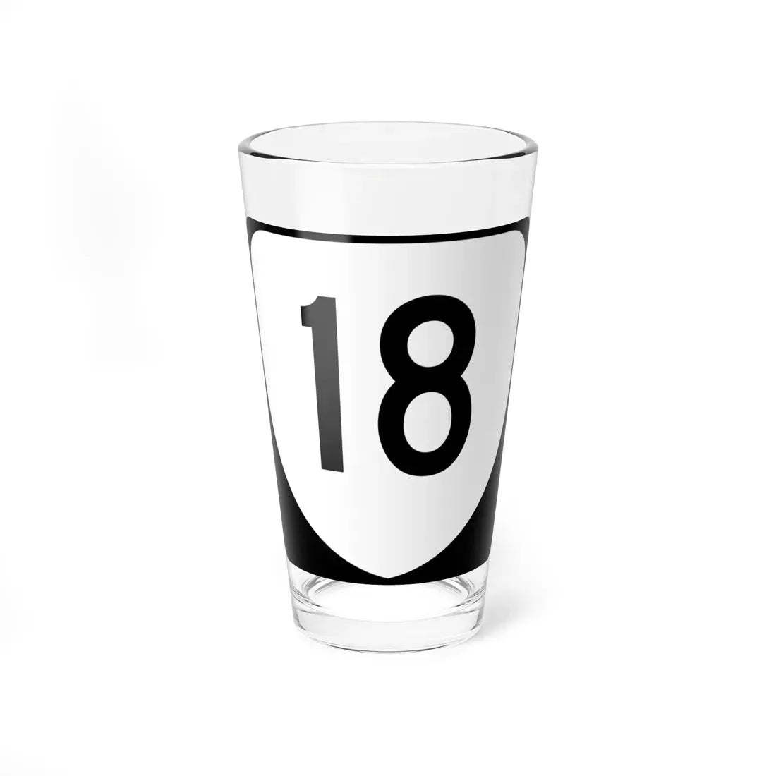 Virginia 18 (Virginia) (Road Sign) Pint Glass 16oz 16oz - Go Mug Yourself
