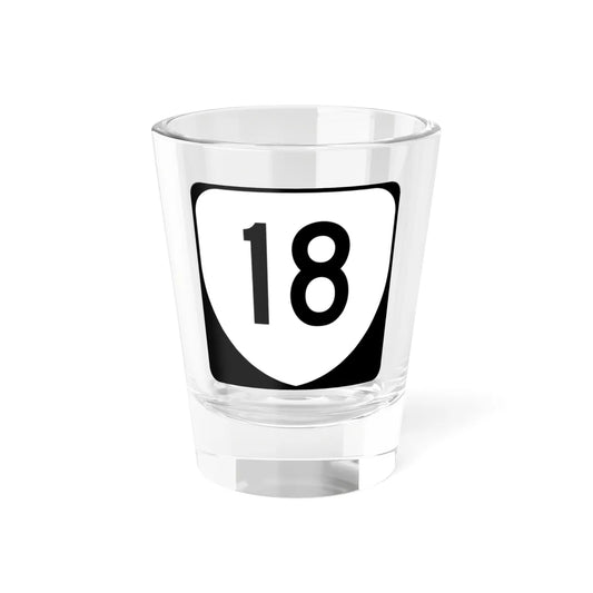 Virginia 18 (Virginia) (Road Sign) Shot Glass 1.5oz 1.5oz - Go Mug Yourself