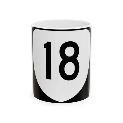 Virginia 18 (Virginia) (Road Sign) White Coffee Mug 11oz - Go Mug Yourself