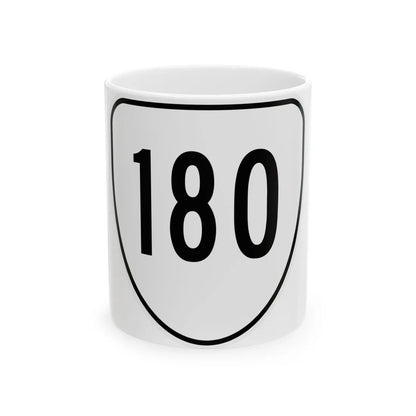 Virginia 180 1956 (Virginia) (Road Sign) White Coffee Mug 11oz - Go Mug Yourself