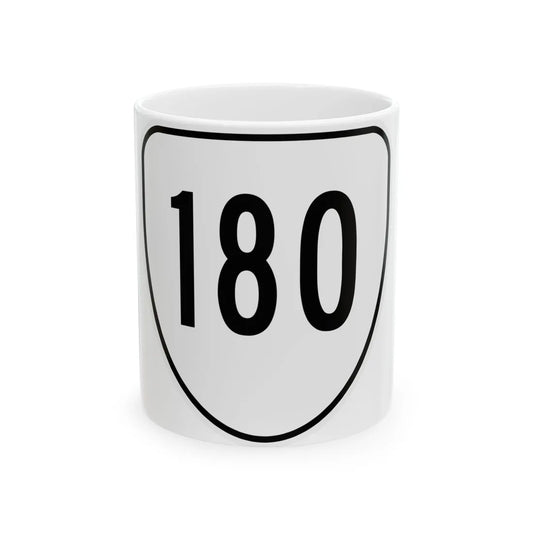 Virginia 180 1956 (Virginia) (Road Sign) White Coffee Mug 11oz - Go Mug Yourself