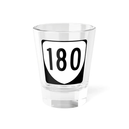 Virginia 180 1980 (Virginia) (Road Sign) Shot Glass 1.5oz 1.5oz - Go Mug Yourself